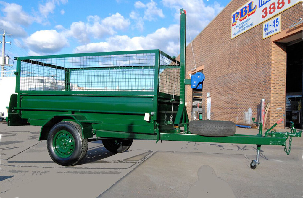 8x4 1500kg Gvm Winch Tipper With Cage